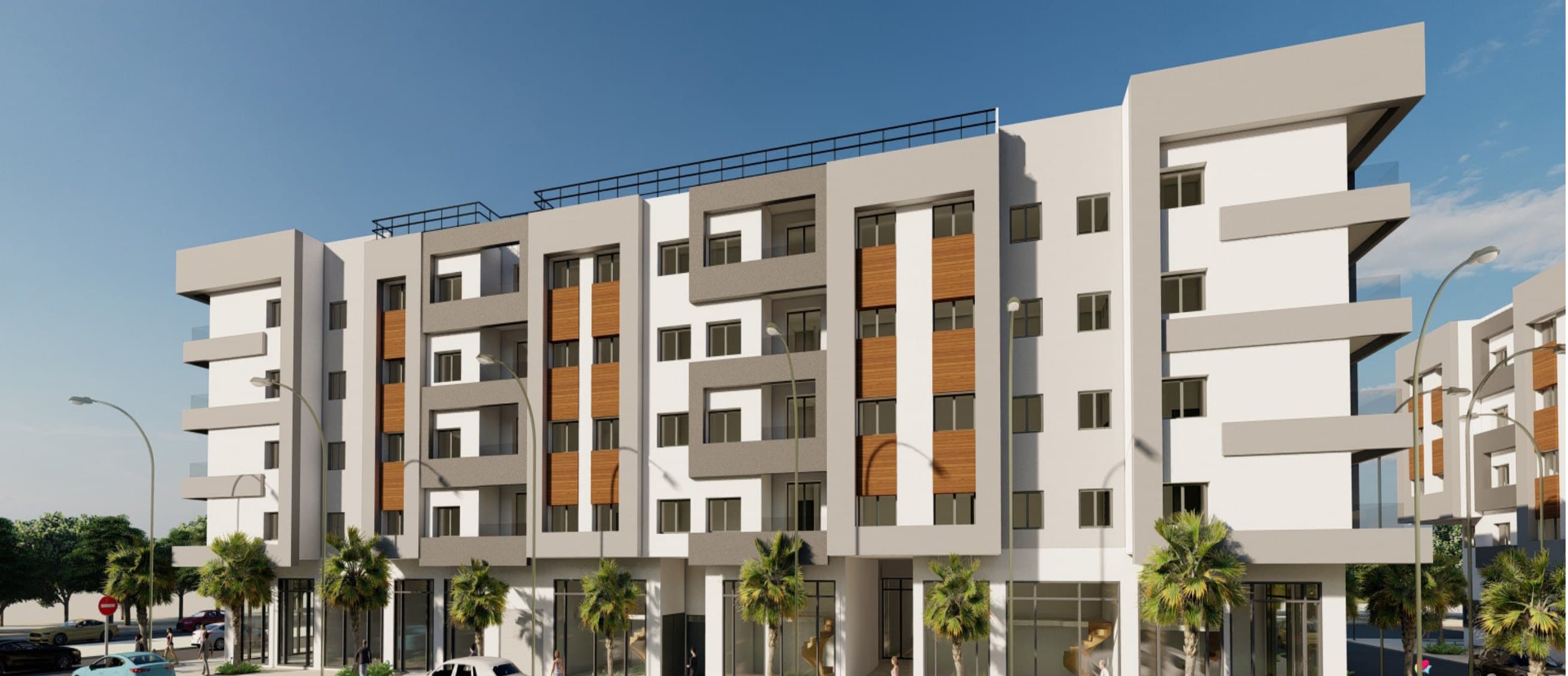 Façade principale — Résidence Salima 5, Sala Al Jadida — vue 1
