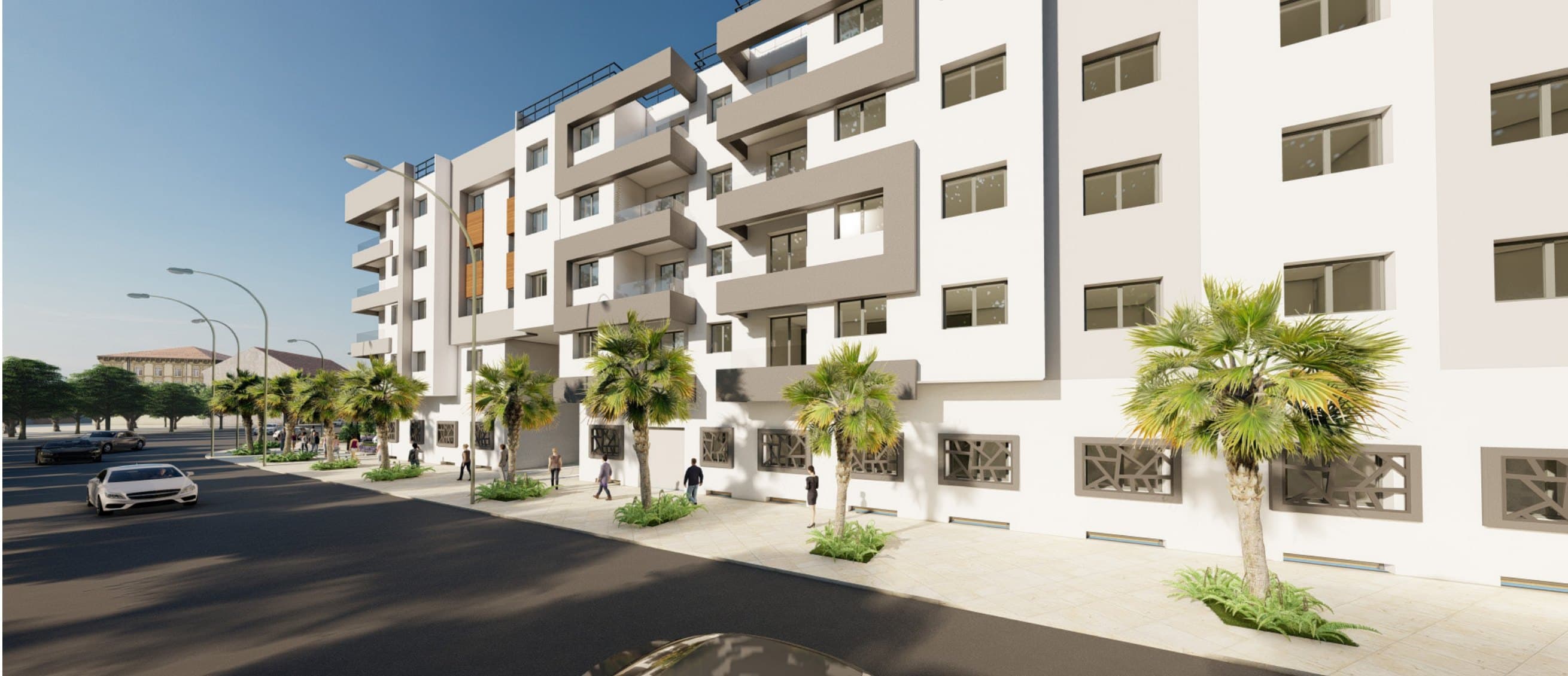 Perspectives urbaines — Résidence Salima 5, Sala Al Jadida — vue 5