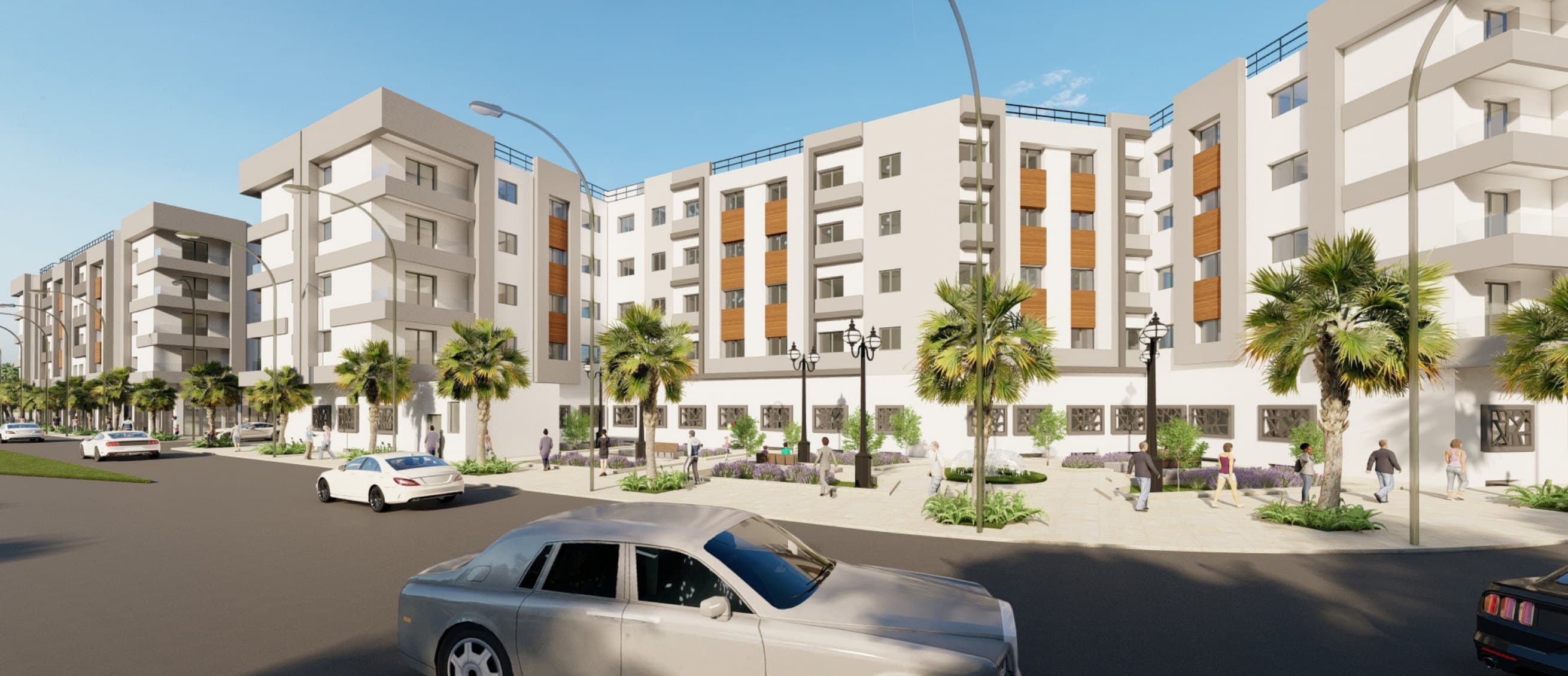 Façade principale — Résidence Salima 5, Sala Al Jadida — vue 3